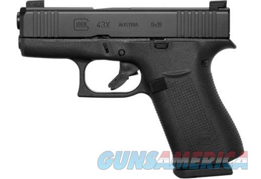 GLOCK 43X 9MM LUGER FS 10-SHOT BLACK FRA